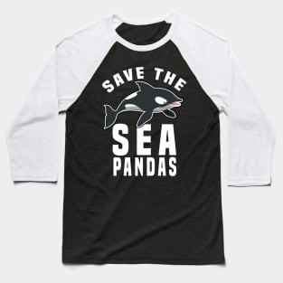 Save The Sea Pandas Baseball T-Shirt
